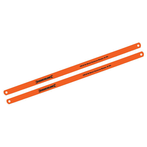 Silverline 245039 Hacksaw Blades Cobalt 2pk - 18tpi - Voyto Ltd Online