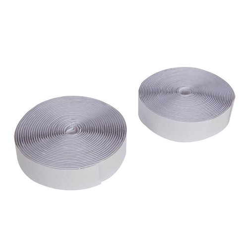 Fixman 384537 Hook & Loop Tape White Self-Adhesive 2pce - 25mm x 5m - Voyto Ltd Online