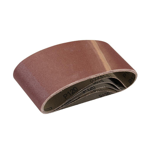 Silverline 901495 Sanding Belts 75 x 457mm 5pk - 120 Grit - Voyto Ltd Online