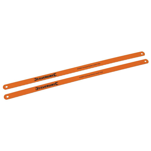 Silverline 456985 Hacksaw Blades Cobalt 2pk - 24tpi - Voyto Ltd Online
