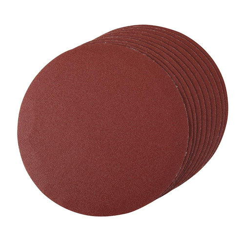 Silverline 427660 Hook & Loop Discs 180mm 10pk - 180mm 120 Grit - Voyto Ltd Online