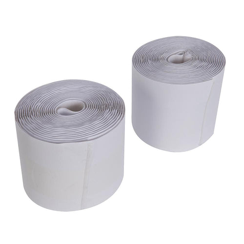 Fixman 413457 Hook & Loop Tape White Self-Adhesive 2pce - 100mm x 5m - Voyto Ltd Online