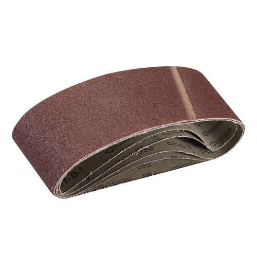 Silverline 308931 Sanding Belts 75 x 533mm 5pk - 60 Grit - Voyto Ltd Online