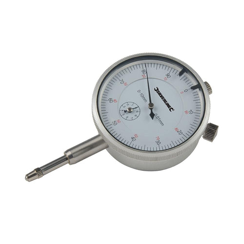Silverline 196521 Metric Dial Indicator - 0 - 10mm - Voyto Ltd Online