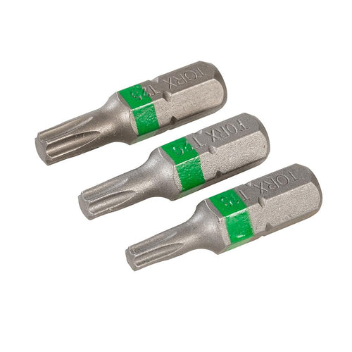Dickie Dyer 706590 S2 Screwdriver Bit Set 3pce - T15, T20 & T25 - Voyto Ltd Online