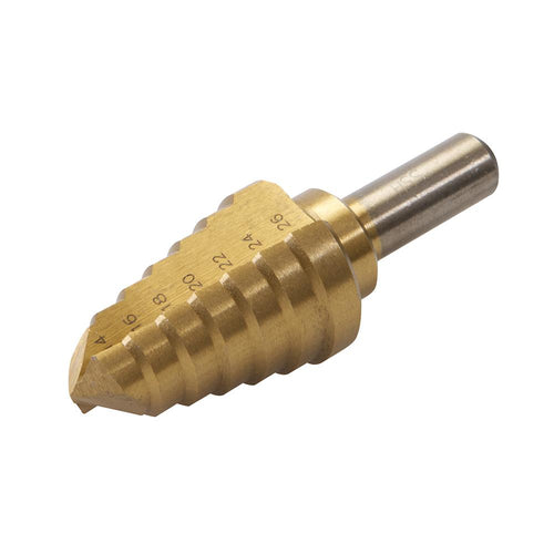 Silverline 763594 Titanium-Coated HSS Step Drill - 14 - 26mm - Voyto Ltd Online