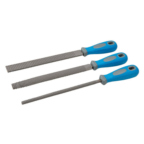 Silverline MS104 Wood Rasp Set 3pce - 200mm - Voyto Ltd Online