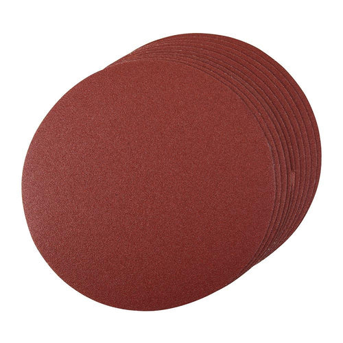 Silverline 224522 Hook & Loop Discs 250mm 10pk - 250mm 80 Grit - Voyto Ltd Online