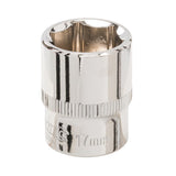 Silverline 865282 Socket 3/8" Drive 6pt Metric - 17mm - Voyto Ltd Online