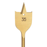 Silverline 107239 Titanium-Coated Flat Bit - 35mm - Voyto Ltd Online