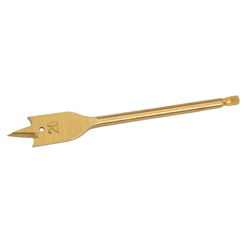Silverline 117657 Titanium-Coated Flat Bit - 20mm - Voyto Ltd Online