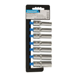 Silverline 196513 Deep Socket Set 1/2" Drive 6pt Metric 7pce - 10 - 19mm - Voyto Ltd Online