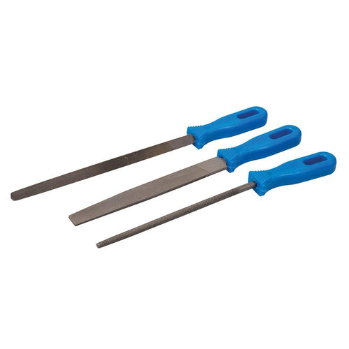Silverline 633735 File Set 3pce - 2nd Cut 3pce - Voyto Ltd Online