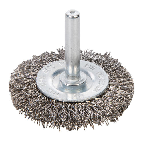 Silverline 828396 Rotary Stainless Steel Wire Wheel Brush - 50mm - Voyto Ltd Online