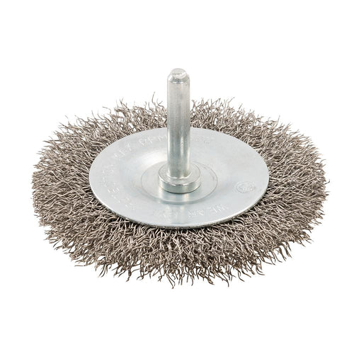 Silverline 357148 Rotary Stainless Steel Wire Wheel Brush - 75mm - Voyto Ltd Online