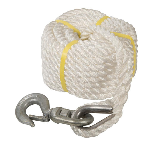 Silverline 865628 Gin Wheel Rope with Hook - 20m x 18mm - Voyto Ltd Online