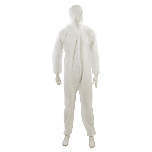 Silverline 656617 Disposable Overall - L 128cm (50") - Voyto Ltd Online