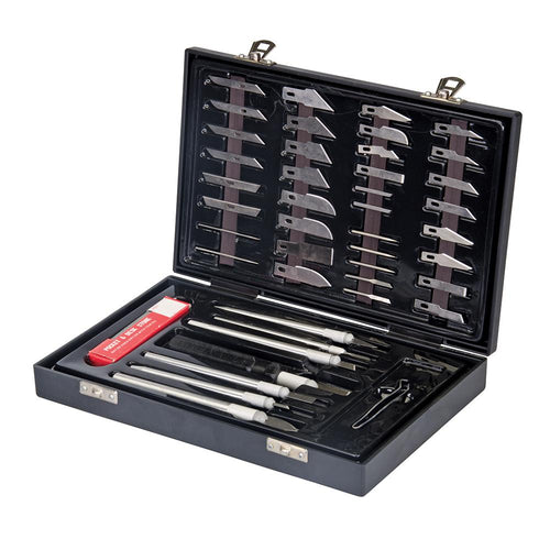 Silverline 251239 Hobby Knife Set 51pce - 51pce - Voyto Ltd Online