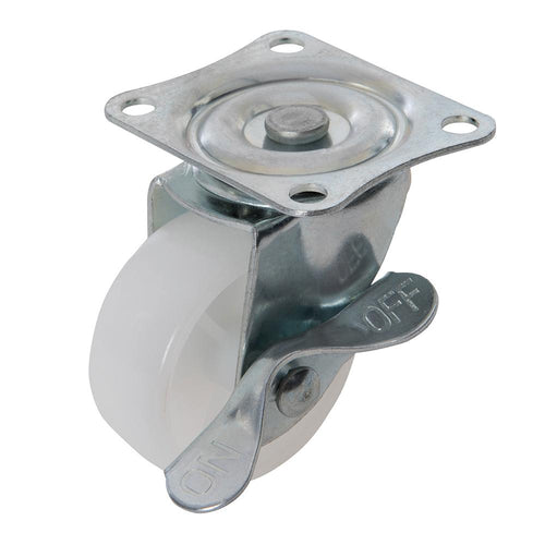 Fixman 112547 Braked Swivel Polypropylene Castor - 50mm 50kg - Voyto Ltd Online