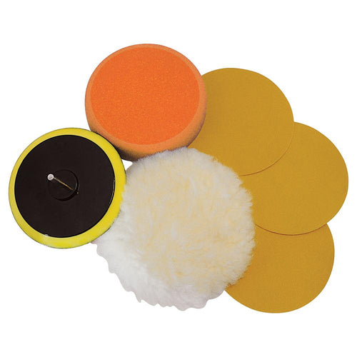 Silverline 107912 Sanding & Polishing Kit 6pce - 125mm - Voyto Ltd Online