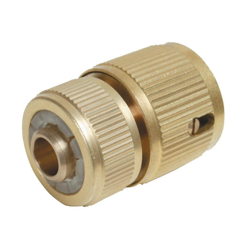 Silverline 196506 Quick Connector Auto Stop Brass - 1/2" Female - Voyto Ltd Online