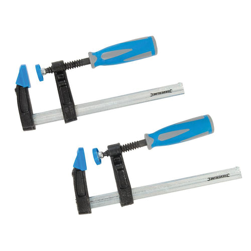 Silverline 590588 F-Clamp Set 2pce - 150 x 50mm - Voyto Ltd Online