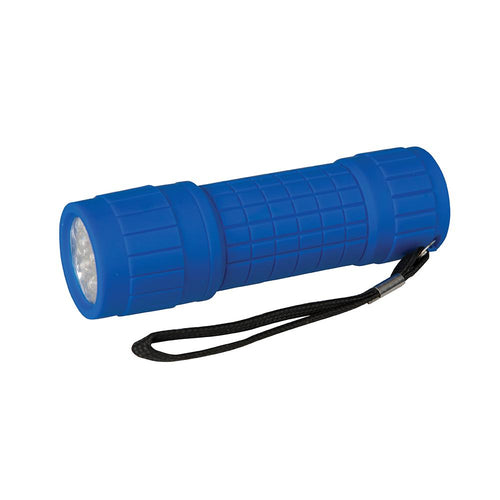 Silverline 226596 LED Soft-Grip Torch - 9 LED - Voyto Ltd Online