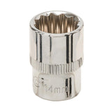 Silverline 896064 Socket 3/8" Drive 12pt Metric - 14mm - Voyto Ltd Online