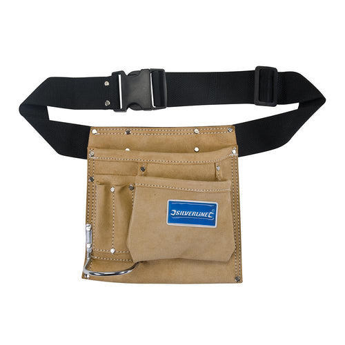 Silverline 589704 Nail & Tool Pouch Belt 5 Pocket - 220 x 220mm - Voyto Ltd Online