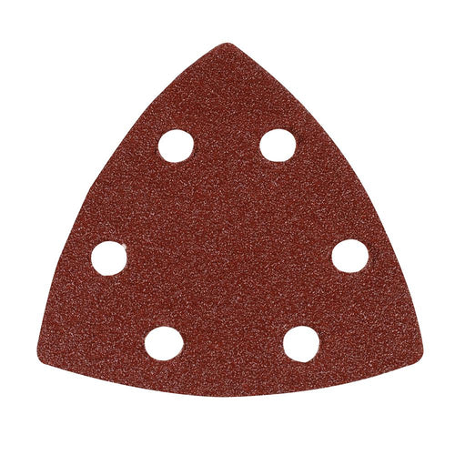Silverline 218923 Hook & Loop Triangle Sheets 90mm 10pk - 80 Grit - Voyto Ltd Online