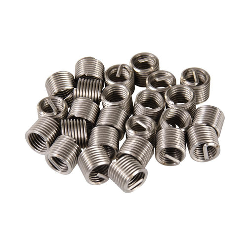 Silverline 382513 Helicoil Type Thread Inserts - M8 x 1.25mm x 1D 25pk - Voyto Ltd Online