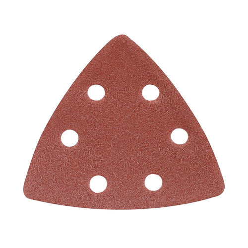 Silverline 826718 Hook & Loop Triangle Sheets 90mm 10pk - 120 Grit - Voyto Ltd Online