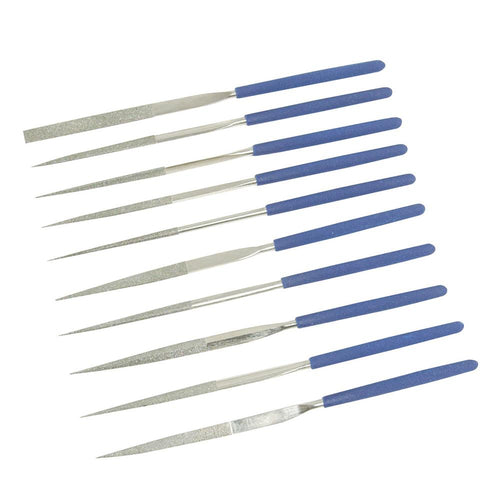 Silverline 633509 Diamond Needle File Set 10pce - 10pce - Voyto Ltd Online