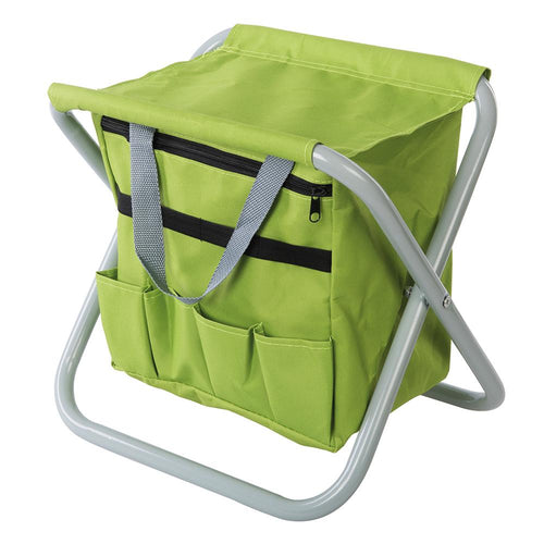 Silverline 498298 Folding Garden Stool - 360 x 280 x 360mm - Voyto Ltd Online
