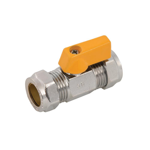 Plumbob 921869 Straight Mini Ball Valve - 15mm - Voyto Ltd Online