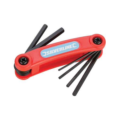 Silverline 50910 Hex Key Metric Tool 7pce - 1.5 - 6mm - Voyto Ltd Online