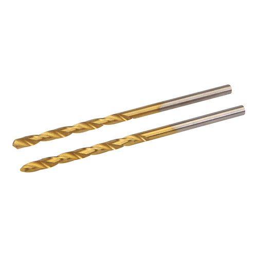 Silverline 918514 HSS Titanium-Coated Drill Bits 2pk - 2.5mm - Voyto Ltd Online