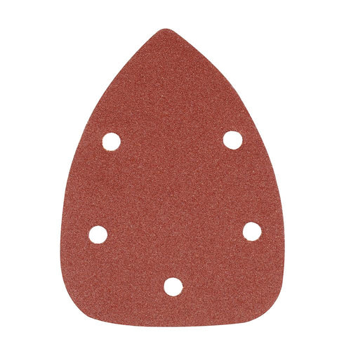 Silverline 457035 Hook & Loop Detail Sander Sheets 140mm 10pk - 80 Grit - Voyto Ltd Online