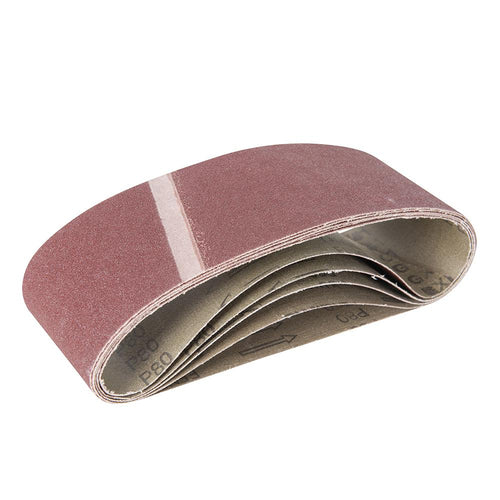 Triton 557005 Aluminium Oxide Sanding Belt 5pk - TAS80G Sanding Belt 5pk 80G - Voyto Ltd Online