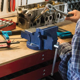 Silverline 633792 Engineers Workshop Vice 100mm (4") - Jaw Capacity 120mm / 4.5kg - Voyto Ltd Online