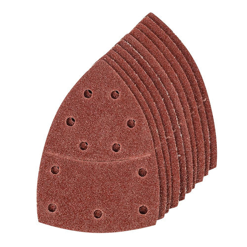Silverline 920036 Hook & Loop Multi-Sander Sheets 102 x 62mm, 93mm 10pk - 40 Grit - Voyto Ltd Online
