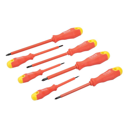 Silverline 993043 Insulated Soft-Grip Screwdriver Set 7pce - 7pce - Voyto Ltd Online