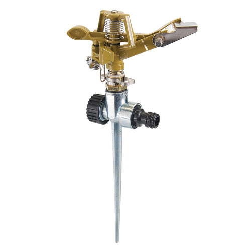 Silverline 868552 Spiked Impulse Sprinkler - 1/2" Male - 300mm - Voyto Ltd Online