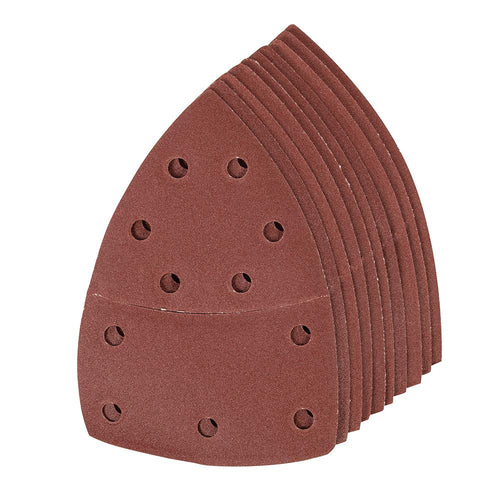 Silverline 698891 Hook & Loop Multi-Sander Sheets 102 x 62mm, 93mm 10pk - 180 Grit - Voyto Ltd Online