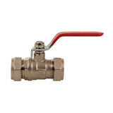 Plumbob 496525 Lever Ball Valve - 22mm Red - Voyto Ltd Online