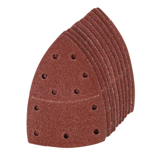 Silverline 530287 Hook & Loop Multi-Sander Sheets 102 x 62mm, 93mm 10pk - 60 Grit - Voyto Ltd Online