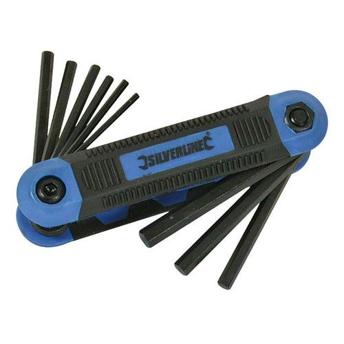 Silverline 763580 Hex Key Imperial Expert Tool 9pce - 5/64" - 1/4" - Voyto Ltd Online