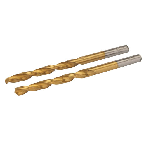 Silverline 486932 HSS Titanium-Coated Drill Bits 2pk - 5.5mm - Voyto Ltd Online