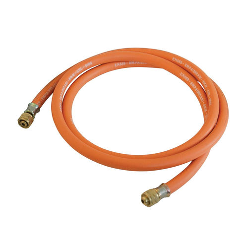 Silverline 633926 Gas Hose with Connectors - 2m - Voyto Ltd Online