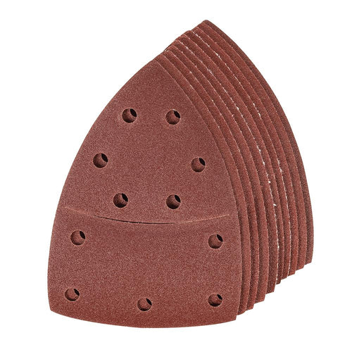 Silverline 278723 Hook & Loop Multi-Sander Sheets 102 x 62mm, 93mm 10pk - 120 Grit - Voyto Ltd Online